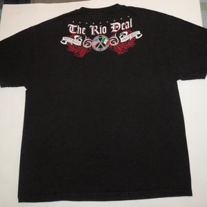 T-shirt Catch/WWE Alberto Del Rio - Taille S, L & XL, Jaune, 100% Coton, Neuf Avec étiquettes